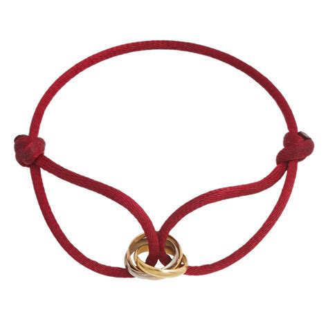 cartier bracelet string|trinity bracelet by cartier red.